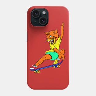 Skate Cat Phone Case