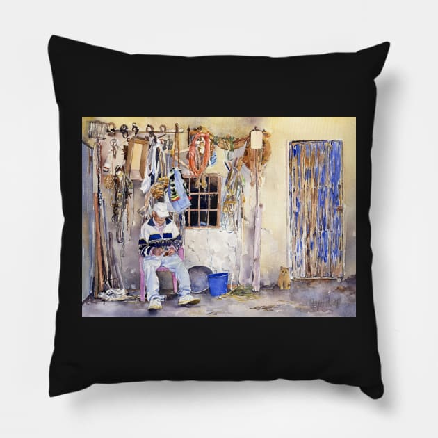 El Rincon De Manuel Pillow by margaretmerry