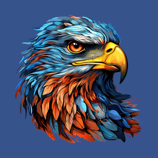 Colorful Eagle by ZombieTeesEtc