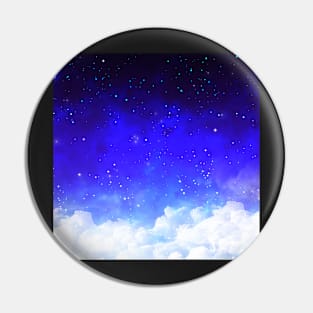 Night sky galaxy print Pin