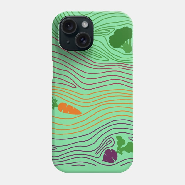 Veggie Swirls Phone Case by Slightly Unhinged