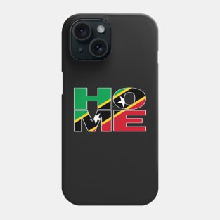 St Kitts Flag Collection Spelling HOME - Nevis - Soca Mode Phone Case