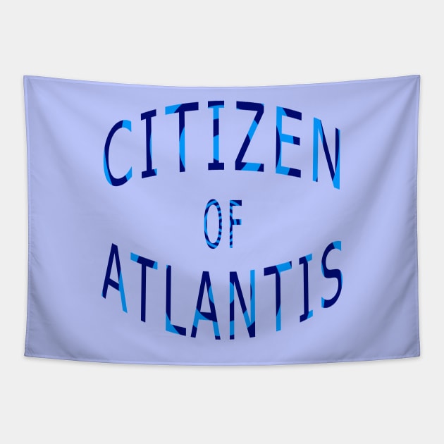 Citizen of Atlantis Tapestry by Lyvershop