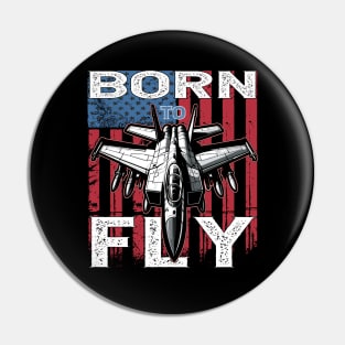 Born To Fly Pin