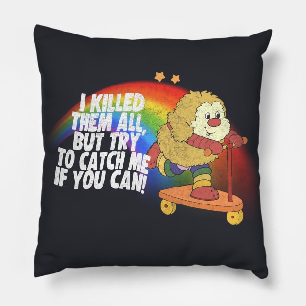 I Killed Them All  / Vintage Look Aesthetic Meme Design Pillow by DankFutura