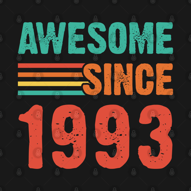 Vintage Awesome Since 1993 by Emma