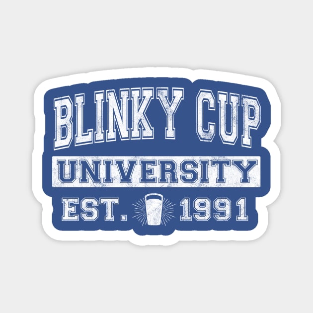 Blinky Cup University Magnet by BrianIU