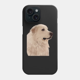 Great White Pyrenees Dog Phone Case