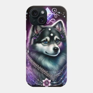 Gothic Pomsky Phone Case