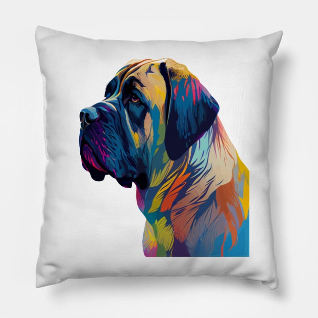 English Mastiff Pillow by JH Mart