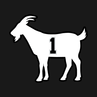 San Antonio GOAT - number 1 - White T-Shirt