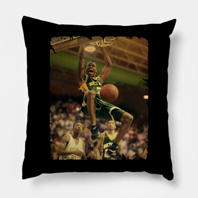 Allen Iverson - Vintage Design Of Basketball Pillow by JULIAN AKBAR PROJECT