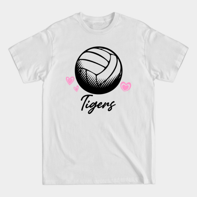 Discover Tigers Volleyball Sport - White - T-Shirt