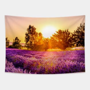 Purple Lavender Tapestry