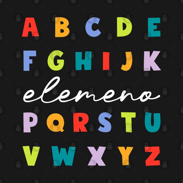 Elemeno Alphabet - Preschool Kindergarten - School Teacher by MadeByBono