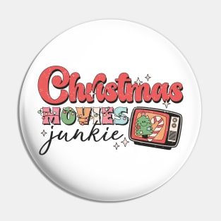 Retro Christmas Movies Pin