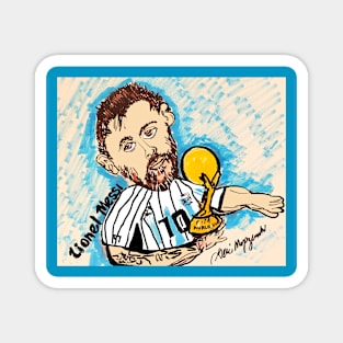 Lionel Messi Argentina World Cup 2022 Magnet