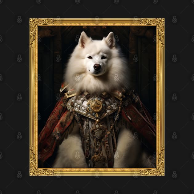 Regal Samoyed - Medieval Russian Tsar (Framed) by HUH? Designs