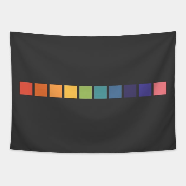 Chromatic progression Tapestry by divafern