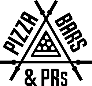 Pizza, Bars and PRs Fitness Triangle v2 Magnet