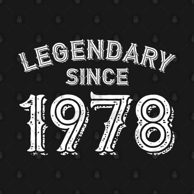 Legendary since 1978 by BB Funny Store