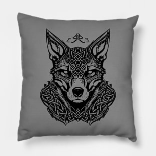 -knot fox Pillow