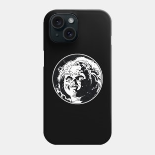 CHUCKY - Child's Play (Circle Black and White) Phone Case