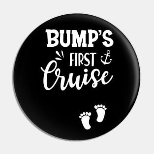 Pregnancy - Bump's first cruise Pin