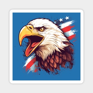 American Bald Eagle Magnet