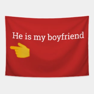 boyfriend couple Tapestry