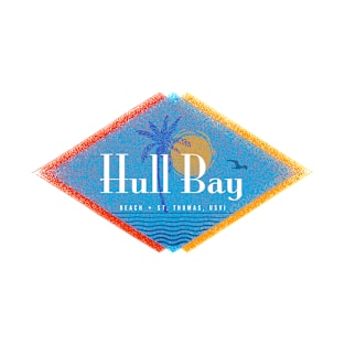 Hull Bay Beach, St. Thomas, Usvi Retro Mid Century T-Shirt