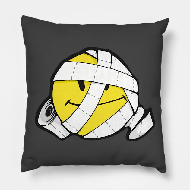 TeePee Smiley Pillow by slice_of_pizzo