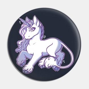 Fluffy Unicorn Pin