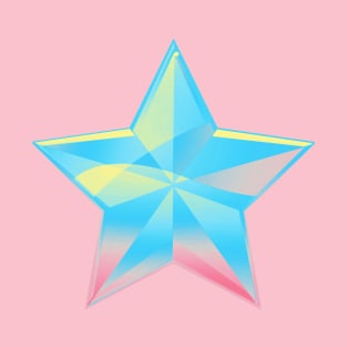 Genderflux Pride Faceted Star T-Shirt