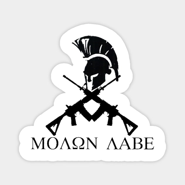 Molon Labe Magnet by LucrativeDesigns