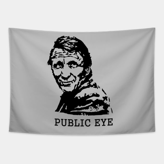 Public Eye - Alfred Burke Tapestry by wildzerouk