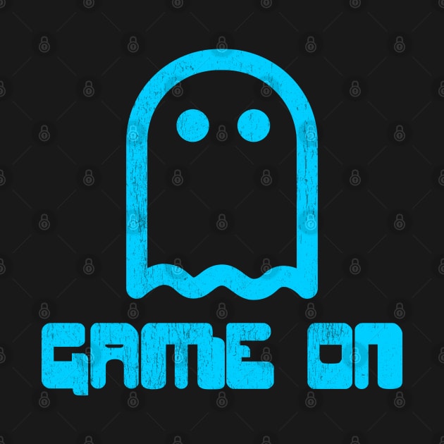 Game on blue ghost gamer design by All About Nerds