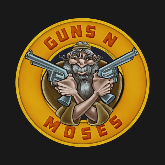 Guns N Moses. Funny Jewish Passover Graphic by sababa