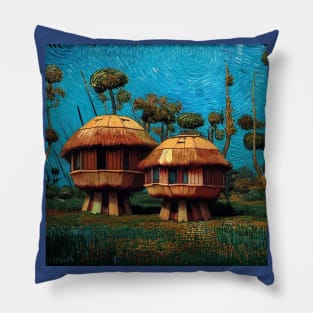 Starry Night in Kashyyyk Pillow