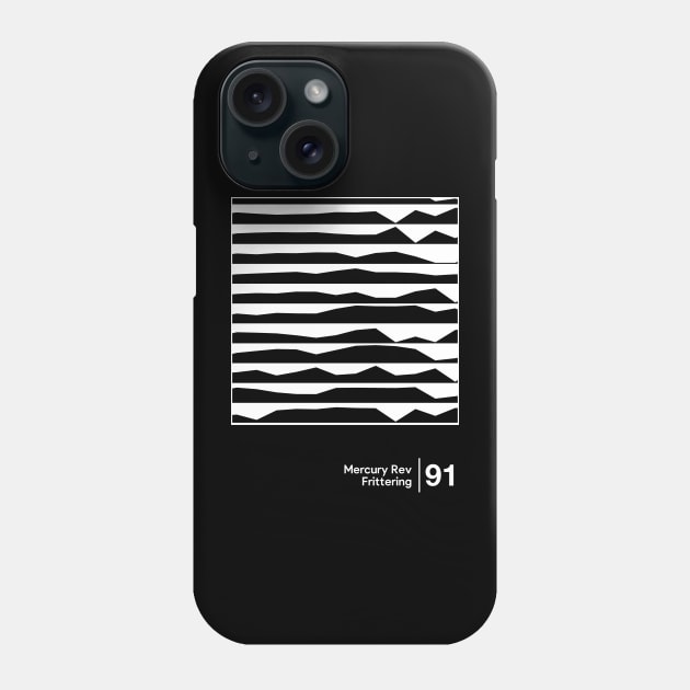 Frittering  - Minimal Graphic Design Artwork Phone Case by saudade