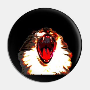 Cat Roar Pin