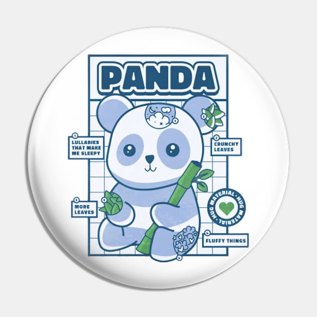 Anatomy of a Panda Pin by Digital-Zoo