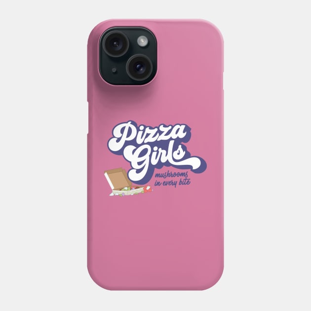 Pizza Girls Phone Case by Cat Bone Design