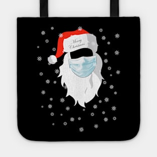 Merry Christmas Nicholas With Mask Tote