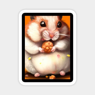 Hamster is Eating Magnet