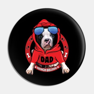 French Bulldog Dad Pin