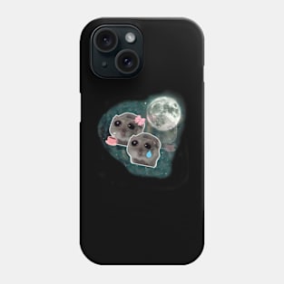 Three Moon Hamster Phone Case