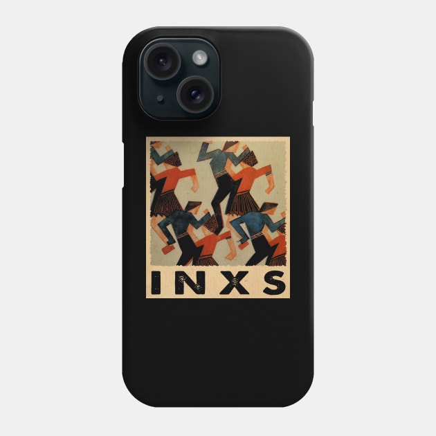 Inxs Evolution Visualizing The Band's Musical Transformation Phone Case by Crazy Frog GREEN