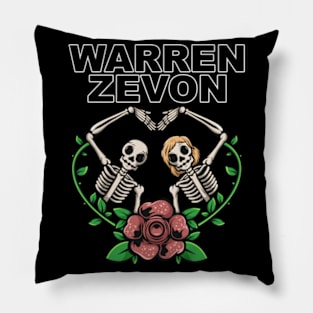 Warren Zevon rock Pillow