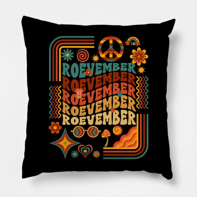 Roevember Pillow by Myartstor 